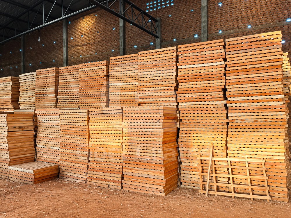 Stock of Wooden Crates